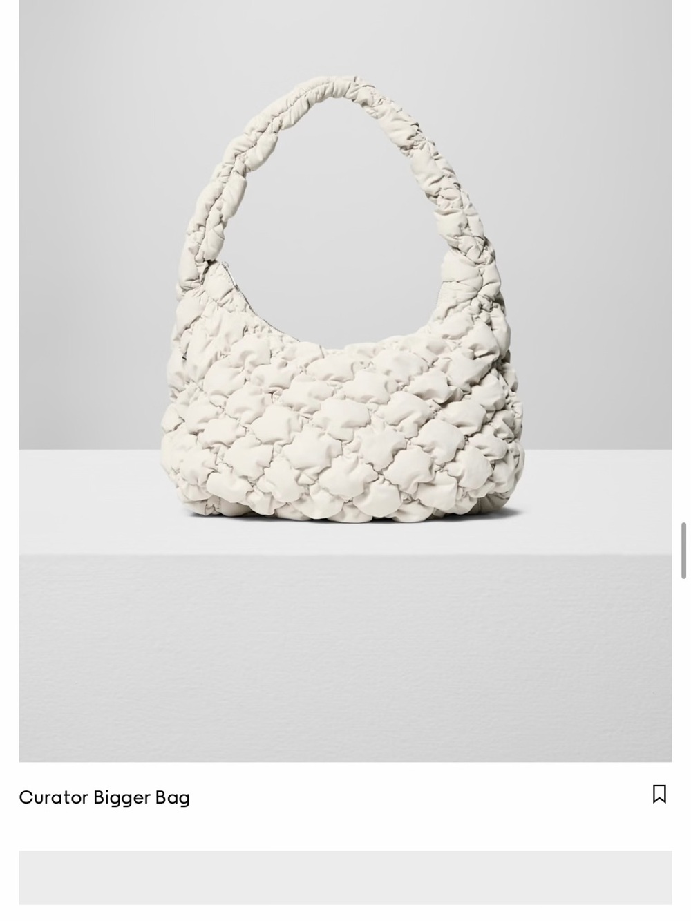 Babaton Woven Curator Shoulder Bag - Off-White